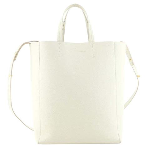 celine edge small|CELINE Grained Calfskin Small Vertical Cabas Beige .